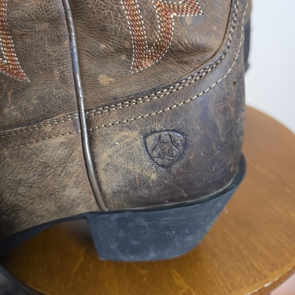 Ariat Round Up R Toe Western Boot - Picture 8 of 12